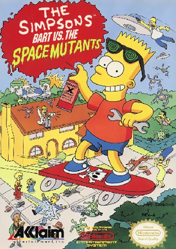 Bart vs Space Mutants