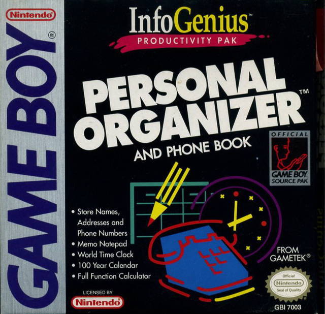 Info Genius Personal Organizer