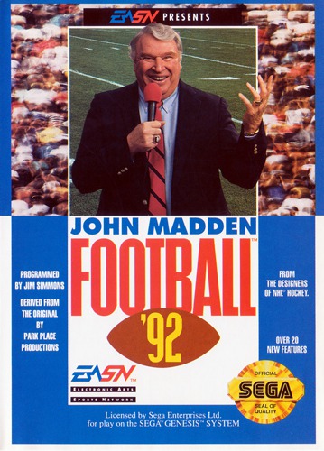 John Madden NFL 92