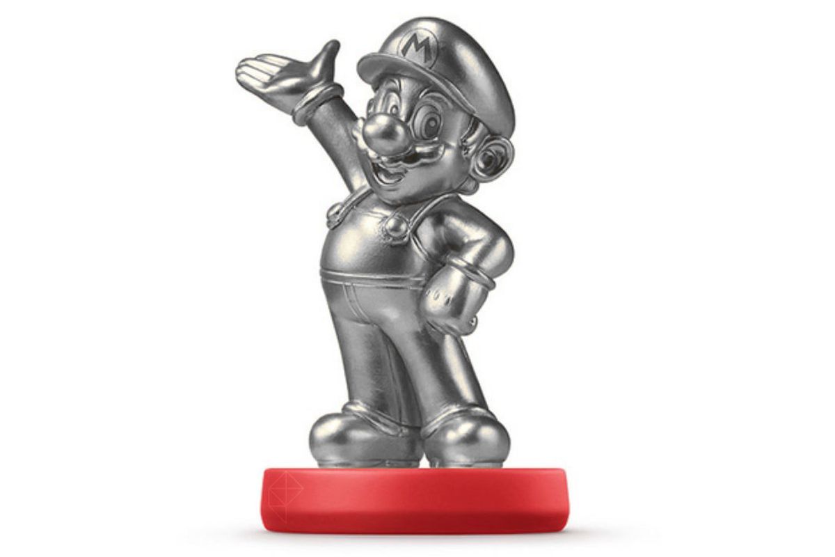 Amiibo - Silver Mario