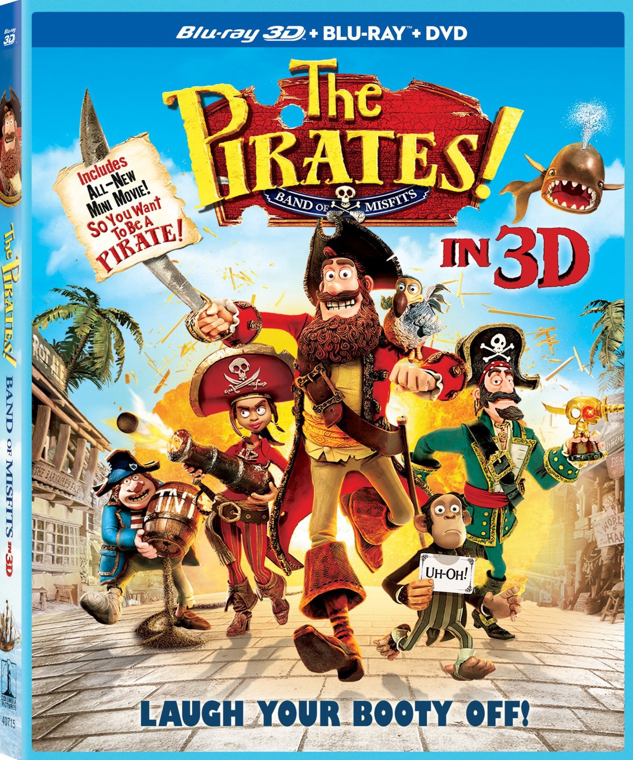 Pirates! Band of Misfits in 3D