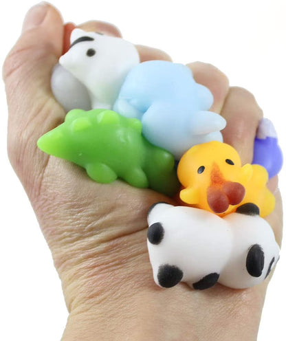 Mochi Squish Toy - Squishy Animal Stress Ball (10-Pack)