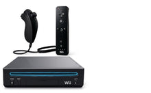 Nintendo Wii Console (Non-Backward Compatible) & Controller Bundle (Black - With Wear)