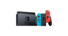 32GB Nintendo Switch Console & Joy-Con Controllers Bundle (HAC001-1 Black w/ Red & Blue Joy-Cons - With Wear)
