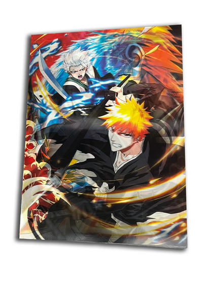Bleach 3D Print Ichigo Kurosaki, Toshiro Hitsugaya, Grimmjow