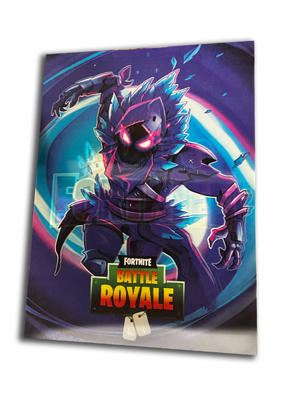 Fortnite 3D Print Fornite Logo Black Background