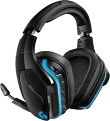 Headset - Logitech G935 - Wireless Headset w/ USB Receiver, 3.5MM to 3.5MM Cable, & Micro USB Charge Cable
