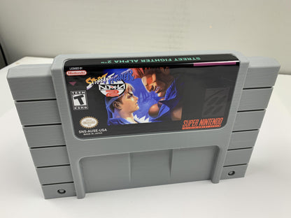 Street Fighter Alp.2  Wall Art - Large SNES 3D Printed Display Street Fighter Alpha 2
