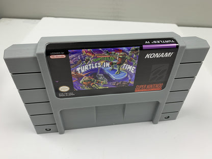 TMNT Turtles in Time Wall Art - Large SNES 3D Printed Display Teenage Mutant Ninja Turtles IV Turtles in Time