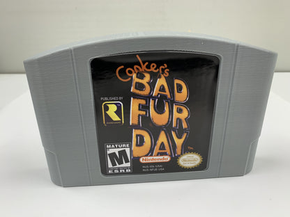 Conkers Bad Fur Day - Wall Art - Large Nintendo 64 3D Printed Display