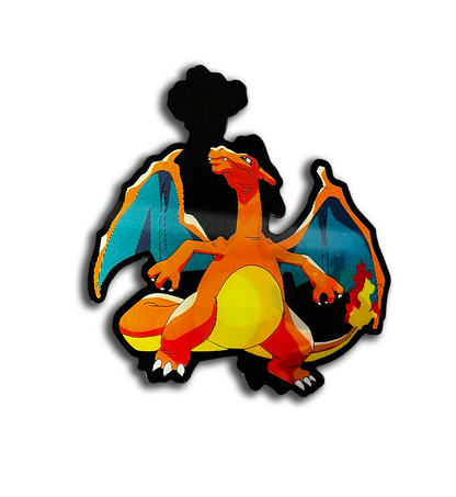 Charizard 3D Sticker Pokemon