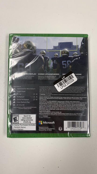 100 Lot of EA Sports College Football 25 for Xbox Series X Brand New