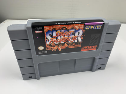 Super Street Fighter2 Wall Art LargeSNES 3D Printed Display Super Street Fighter 2
