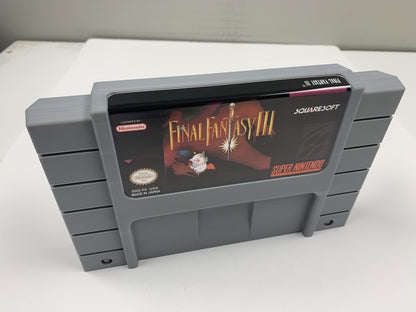 Final Fantasy 3 Wall Art Large SNES 3D Printed Display Final Fantasy 3