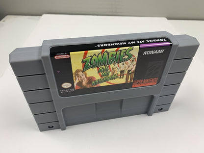 Zombies Ate My Neighb Wall Art Large SNES 3D Printed Display Zombies Ate My Neighbors Wall Art