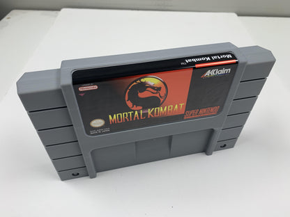 Mortal Kombat 1 Wall Art Large SNES 3D Printed Display Mortal Kombat 1 Wall Art