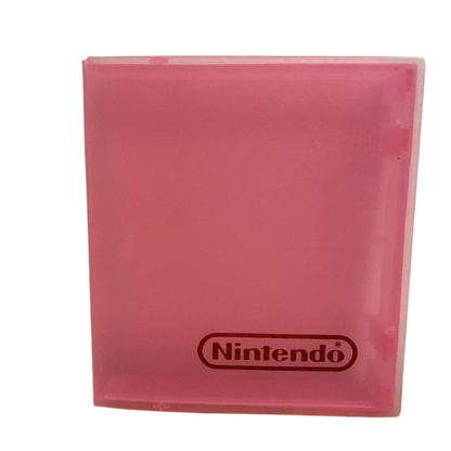 Clear Game Case Solid Plastic - Encloses Entire Cartridge - Nintendo Inscription