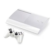 Sony Playstation 3 500GB Super Slim Console & PS3 Controller Bundle (White - With Wear)