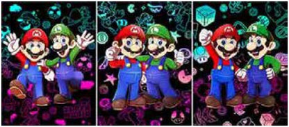 Super Mario Bros 3D Print Mario & Luigi