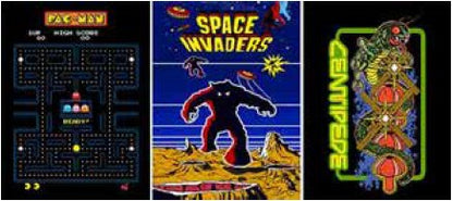 Arcade Games 3D Print Pac-man, Space Invaders, Centipede