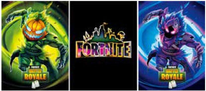 Fortnite 3D Print Fornite Logo Black Background