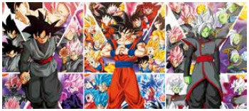 Dragon Ball Z 3D Print Zamasu, Goku Black, Goku