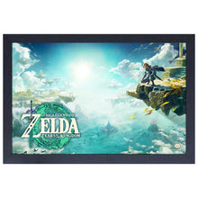 Legend of Zelda Framed Art - Tears of the Kingdom - Lanscape - Gel Coated