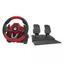 Hori Racing Wheel Pro Deluxe Hori - Red and Black w/ Foot Paddles