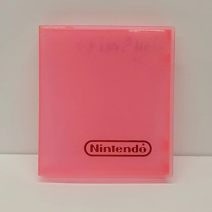 Clear Game Case Solid Plastic - Encloses Entire Cartridge - Nintendo Inscription
