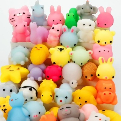 Mochi Squish Toy - Squishy Animal Stress Ball (10-Pack)